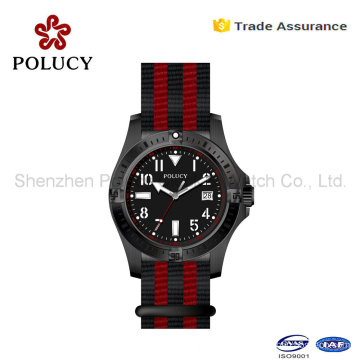 Alta calidad personalizados fabricación hombres acero inoxidable reloj mínimo